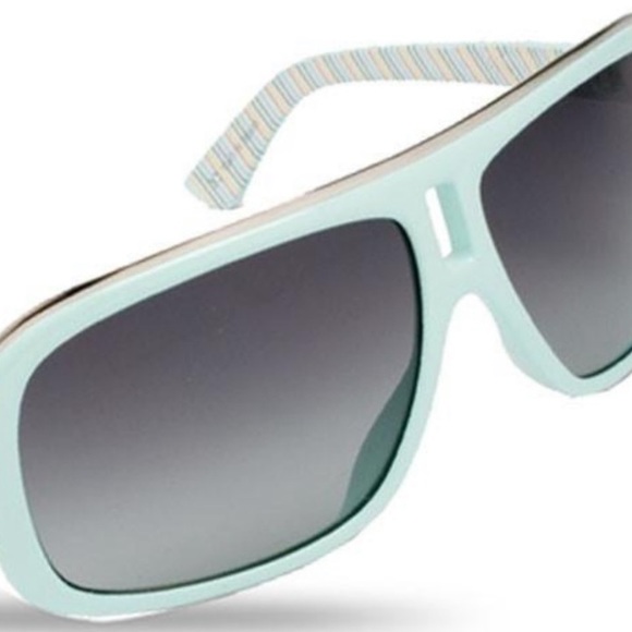 Rare Dragon GG Hamptons light teal grey gradient Sunglasses large frames - Picture 14 of 15